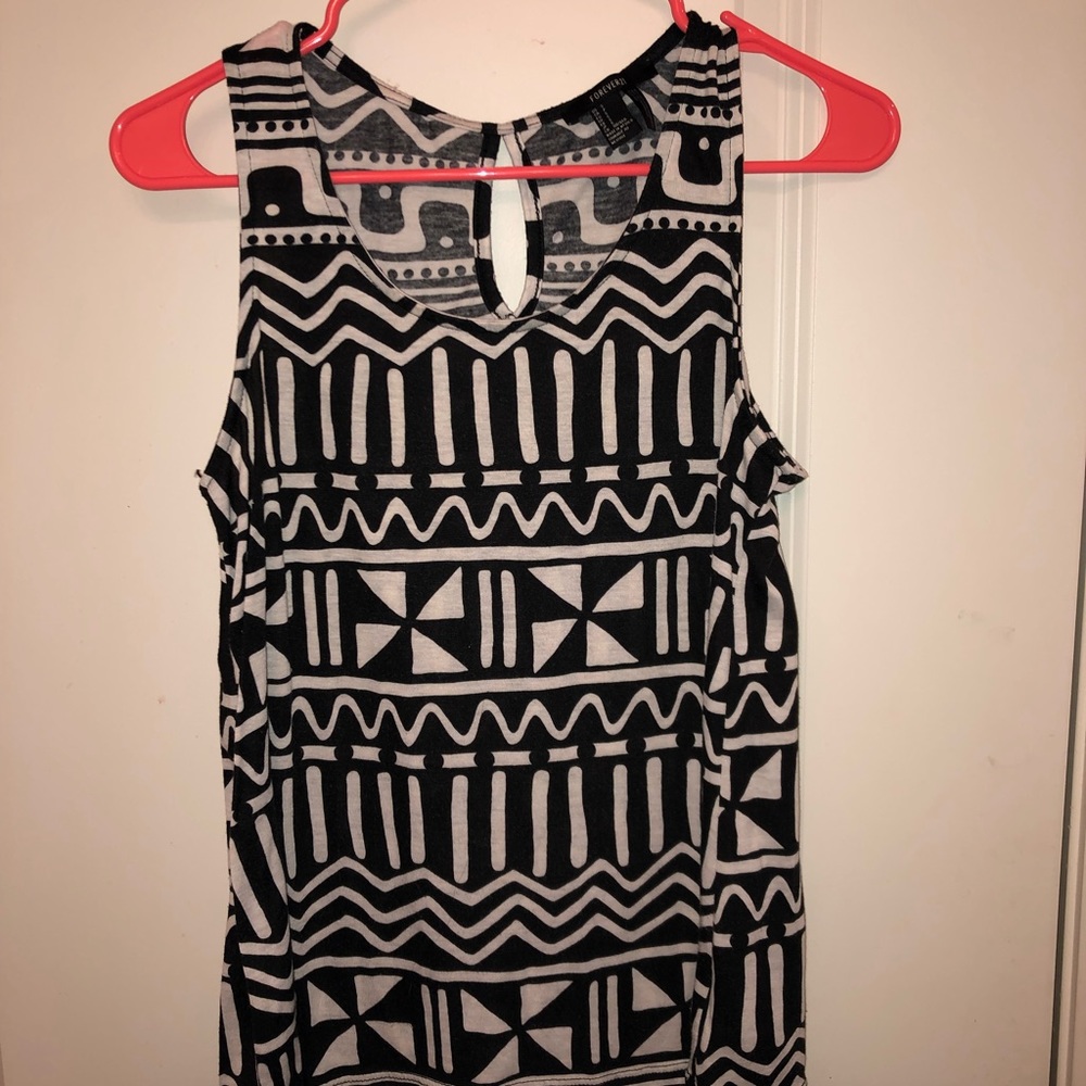 Aztec Print Tank Top